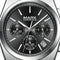 Watch with black dial and silver case, featuring the brand 'Mark Fairwhale'.