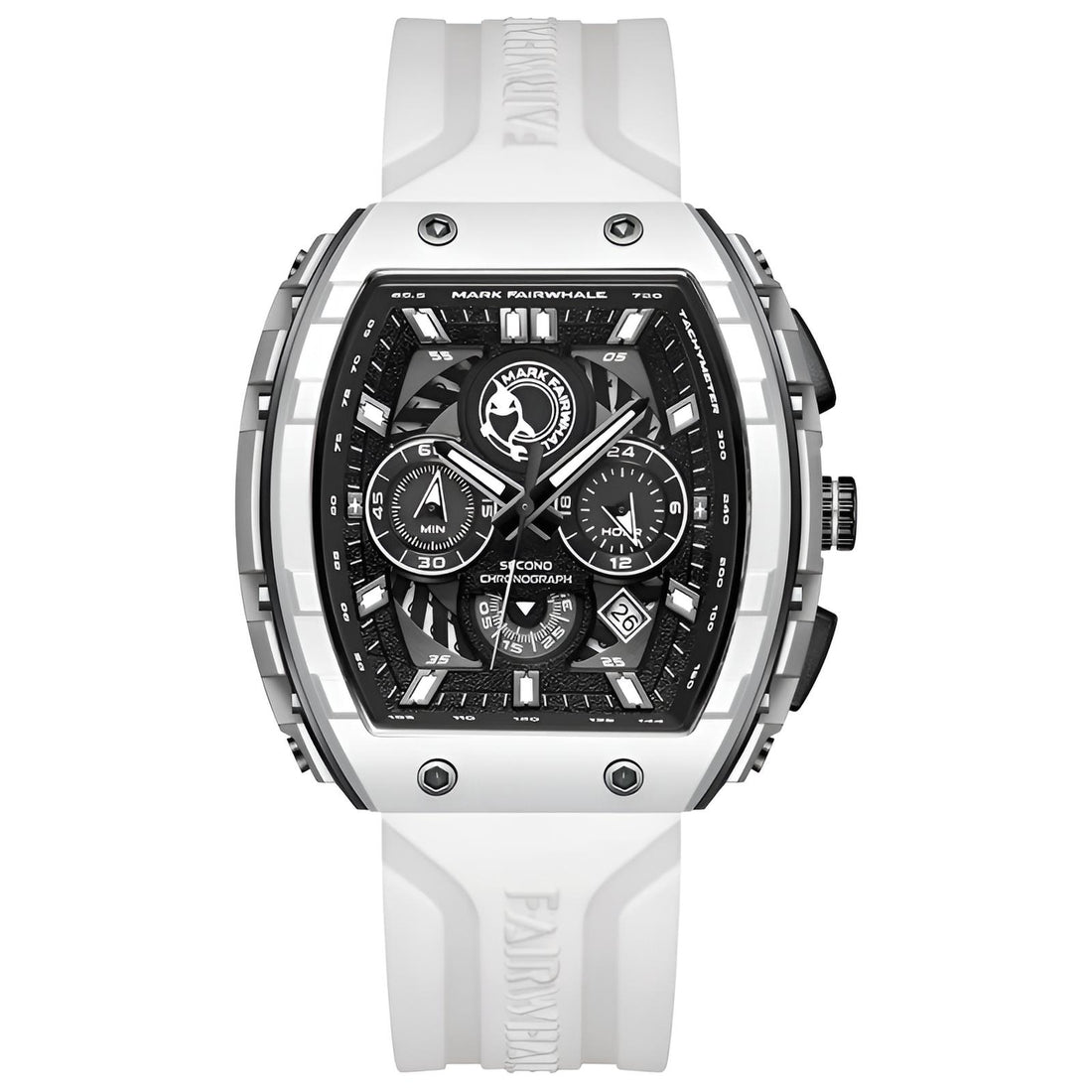 White Mark Fairwhale 5670 GLURIC men’s luminous quartz chronograph waterproof watch