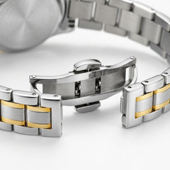 Fairwhale FW-3810 SERENA - Leather Strap, Metal Buckle, Macro Detail