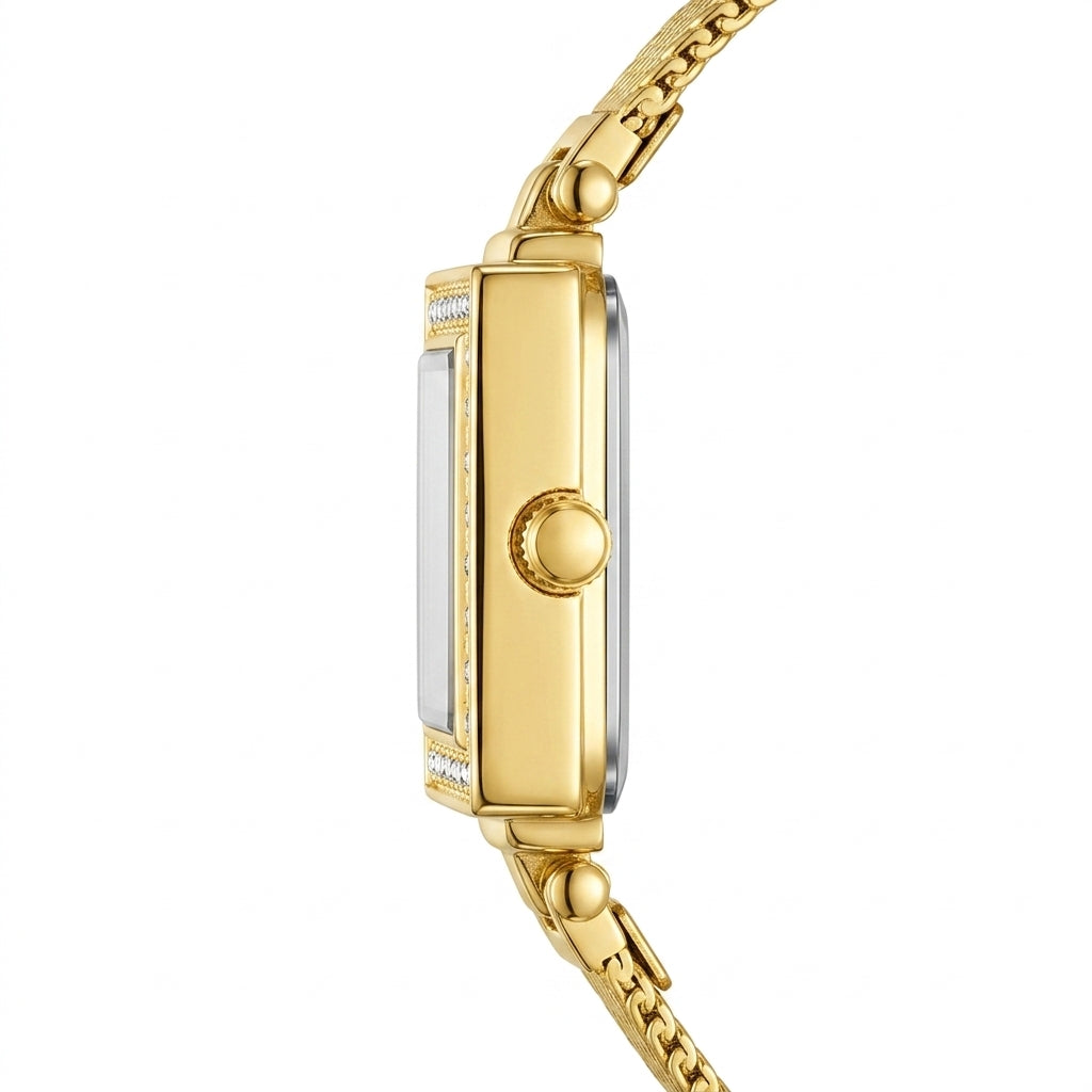 Fairwhale FW-3870 Women’s - luxury watch side profile, stainless steel, macro photography