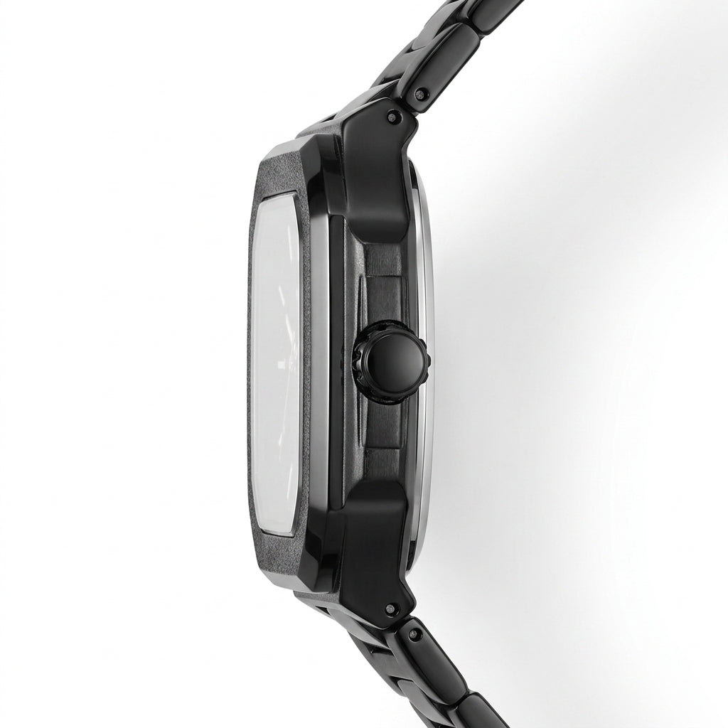 Fairwhale FW-5042 Men's Q - luxury watch profile, metal edges, white background.