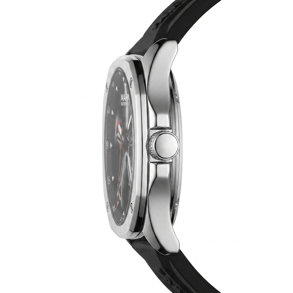 FW5060 Fairwhale FW5060 M - Watch from the side showing crown and case