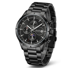 Fairwhale FW-5065 Luminou - luxury watch, stainless steel, white background