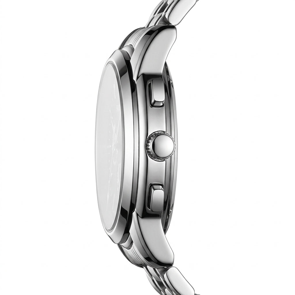 FAIRWHALE FW-5630 LUNARYS - Luxury Watch Profile, Stainless Steel, White Background