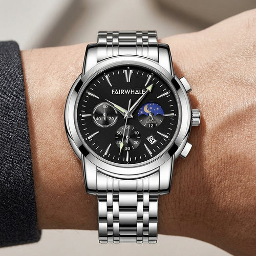 FAIRWHALE FW-5630 LUNARYS - Wristwatch luxury studio shot