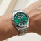 Fairwhale FW-5810 Green Q - luxury wristwatch, close-up, wristshot