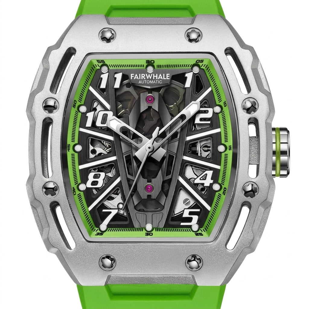 Fairwhale FW-6640 VARILIO - Luxury Watch Dial, White Background, Studio Shot