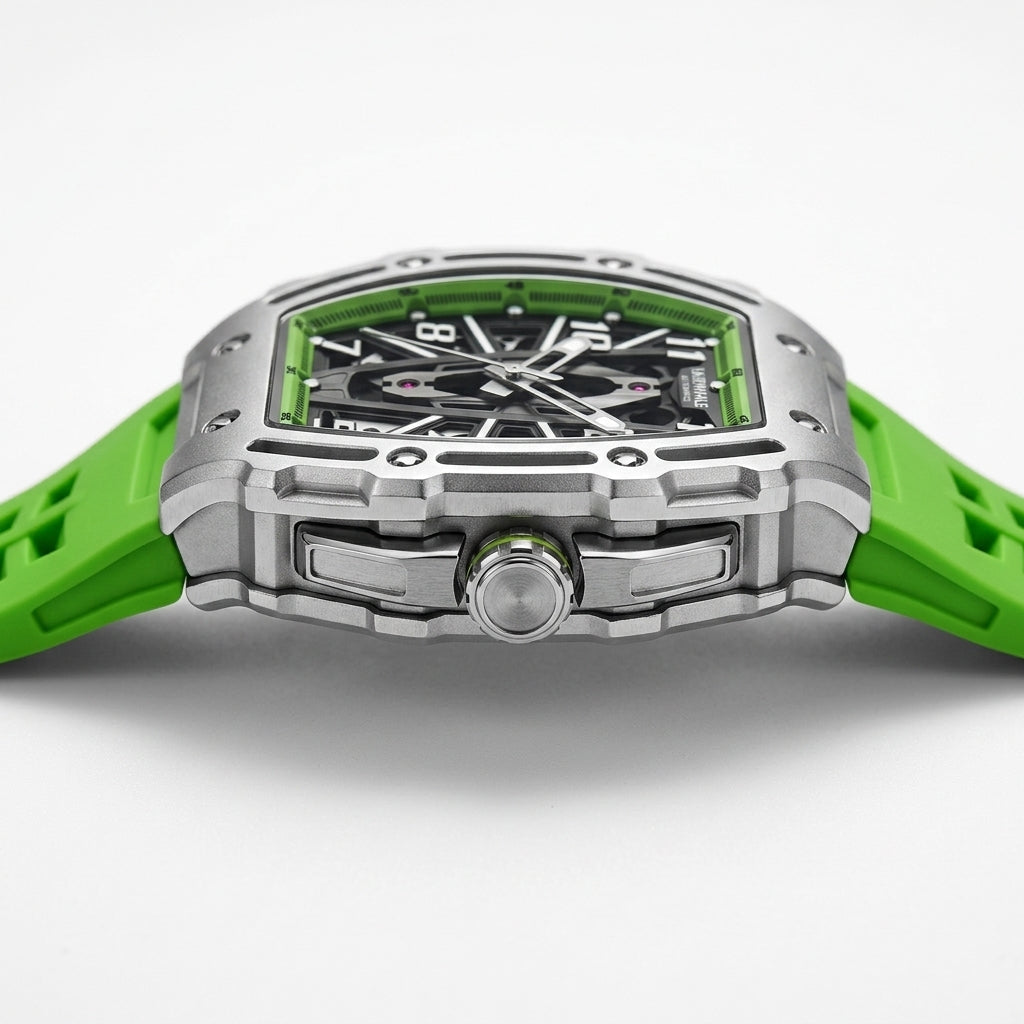 Fairwhale FW-6640 VARILIO - side profile, premium watch, case thickness
