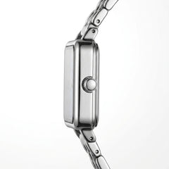 Fairwhale Square Wrist St - luxury watch, side profile, metal edges, white background