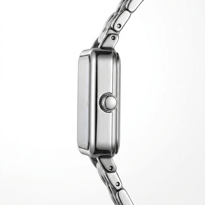 Fairwhale Square Wrist St - luxury watch, side profile, metal edges, white background