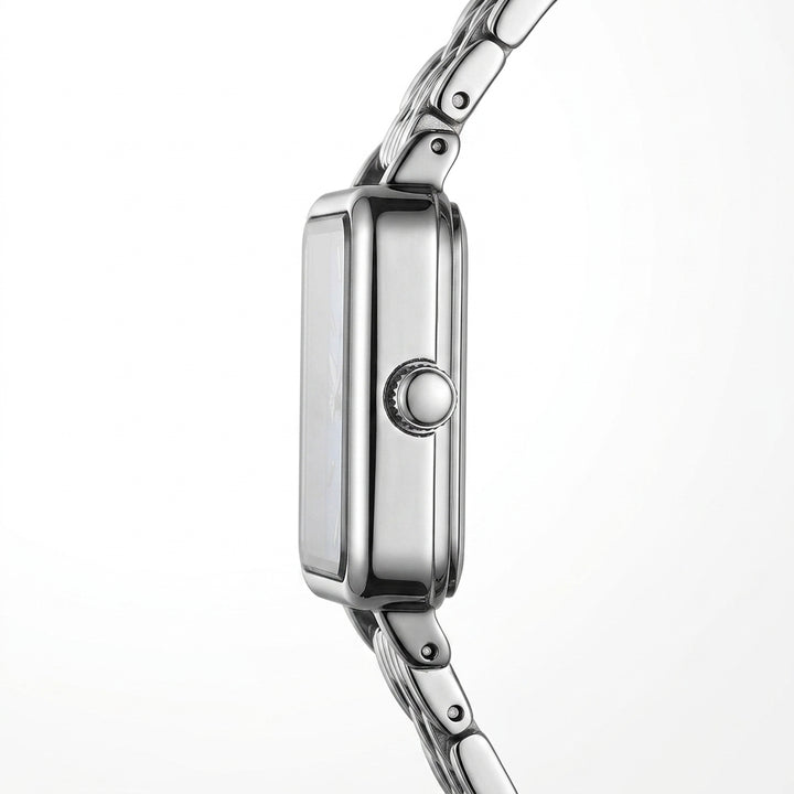 Fairwhale Square Wrist St - luxury watch, side profile, metal edges, white background