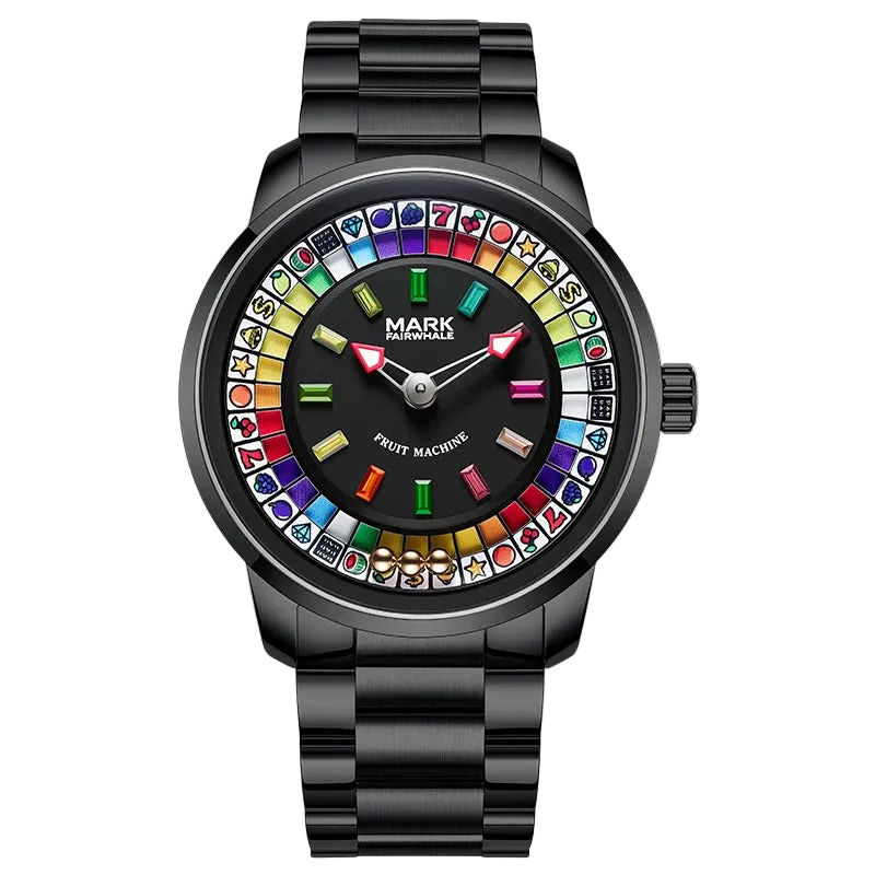 front view of black watch