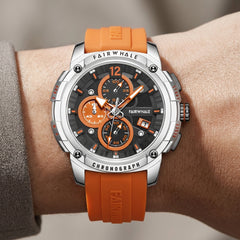 Mark Fairwhale 4360 REFUS - Detail of Orange Sub-dials