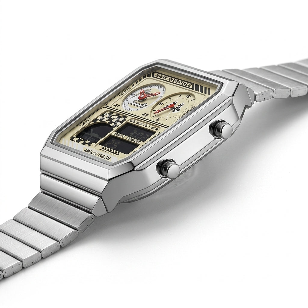 Mark Fairwhale 4460 Recta - Side Profile, Thick Case, Luxury Watch