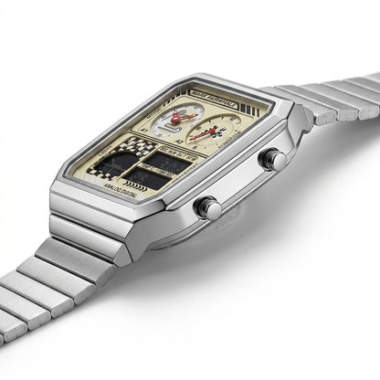 Mark Fairwhale 4460 Recta - Side Profile, Thick Case, Luxury Watch