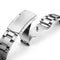 Mark Fairwhale 5028 STENT - leather strap, metal buckle, macro detail