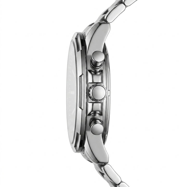 Mark Fairwhale 5028 STENT - luxury watch side profile, metal case, white background