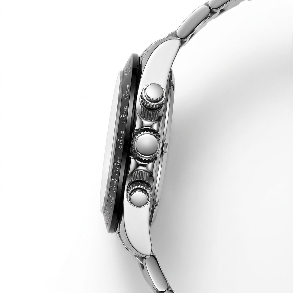 Mark Fairwhale 5030 ORION - Luxury Watch Profile, Stainless Steel, Studio Shot