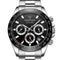 Mark Fairwhale 5030 ORION - Luxury watch dial, white background, macro, photorealistic.