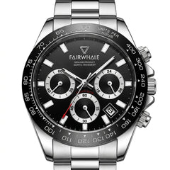 Mark Fairwhale 5030 ORION - Luxury watch dial, white background, macro, photorealistic.