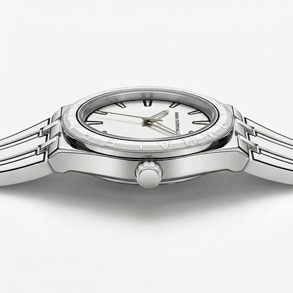 MFW 5110 Mark Fairwhale 5 - Watch with a white strap and a black strap separately