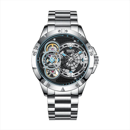  Mark Fairwhale FW-6005 AERIXON men’s skeleton automatic watch with interstellar map dial