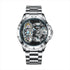  Mark Fairwhale FW-6005 AERIXON men’s skeleton automatic watch with interstellar map dial