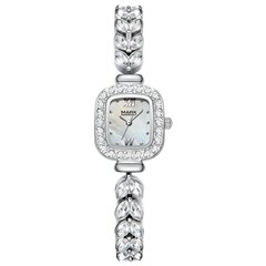 Fairwhale FW-3080 Women’s - Silver, Square, Crystal