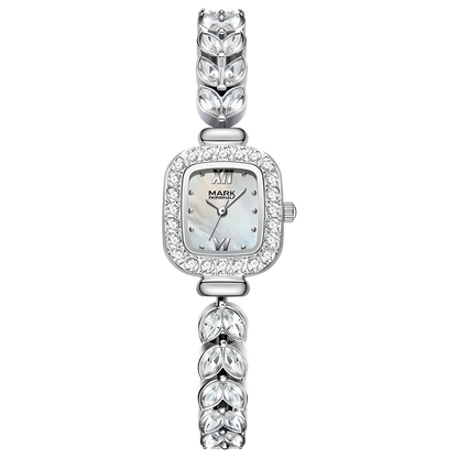 Fairwhale FW-3080 Women’s - Silver, Square, Crystal