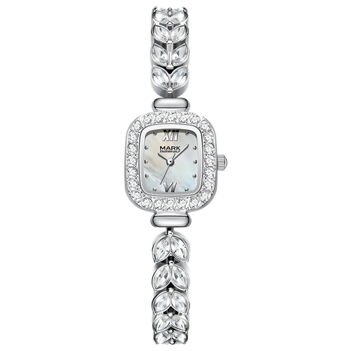 Fairwhale FW-3080 Women’s - Silver, Square, Crystal
