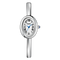 Mark Fairwhale FW 3170 OVALIA women’s quartz watch in silver with oval Roman numeral dial