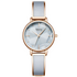 Mark Fairwhale FW-3840 Starry Sky women’s quartz watch with rose gold case and light blue dial