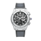 MARK FAIRWHALE FW-5023 Me - Silver case, black dial, leather strap