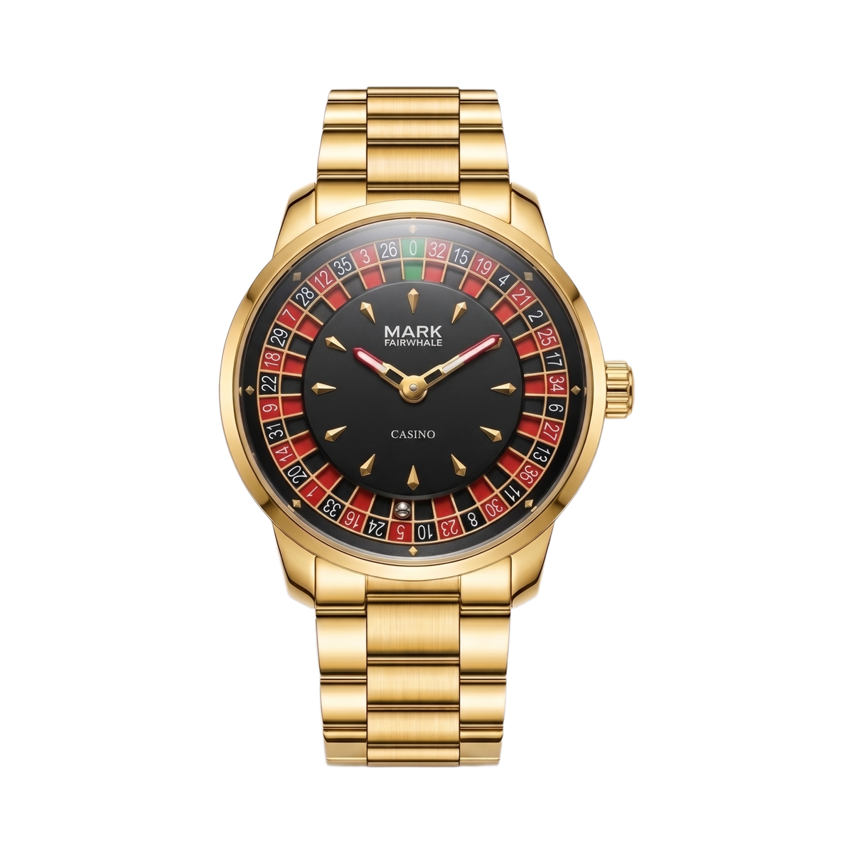 Mark Fairwhale FW-5031 ROULETTE AUREUS - gold front view packshot