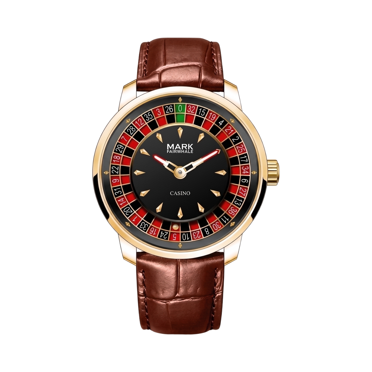 Mark Fairwhale FW-5031 ROULETTE CLASSICO - gold brown front view packshot