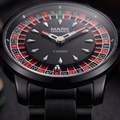 Mark Fairwhale FW-5031 ROULETTE PANTHERA - recessed roulette dial macro detail