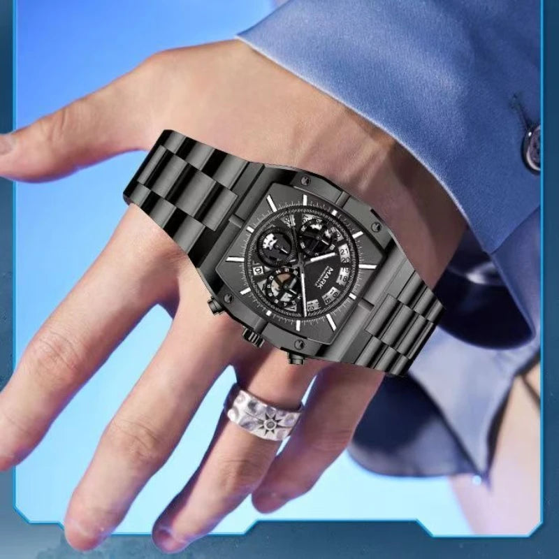 Men’s Quartz Watch Mark Fairwhale FW-5190 ORGEX worn on wrist