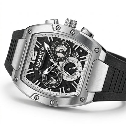 Mark Fairwhale FW-5950 Me - Back view, case engraving, watch strap connection