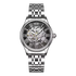 Mark Fairwhale FW-6054 Auto Skeleton Watch - polished gold finish, studio soft lighting, seamless neutral background