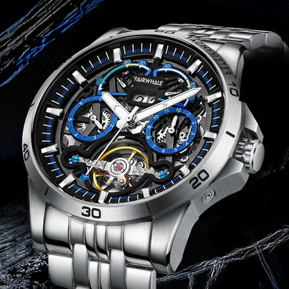 Men’s Automatic Tourbillon Watch worn on wrist lifestyle