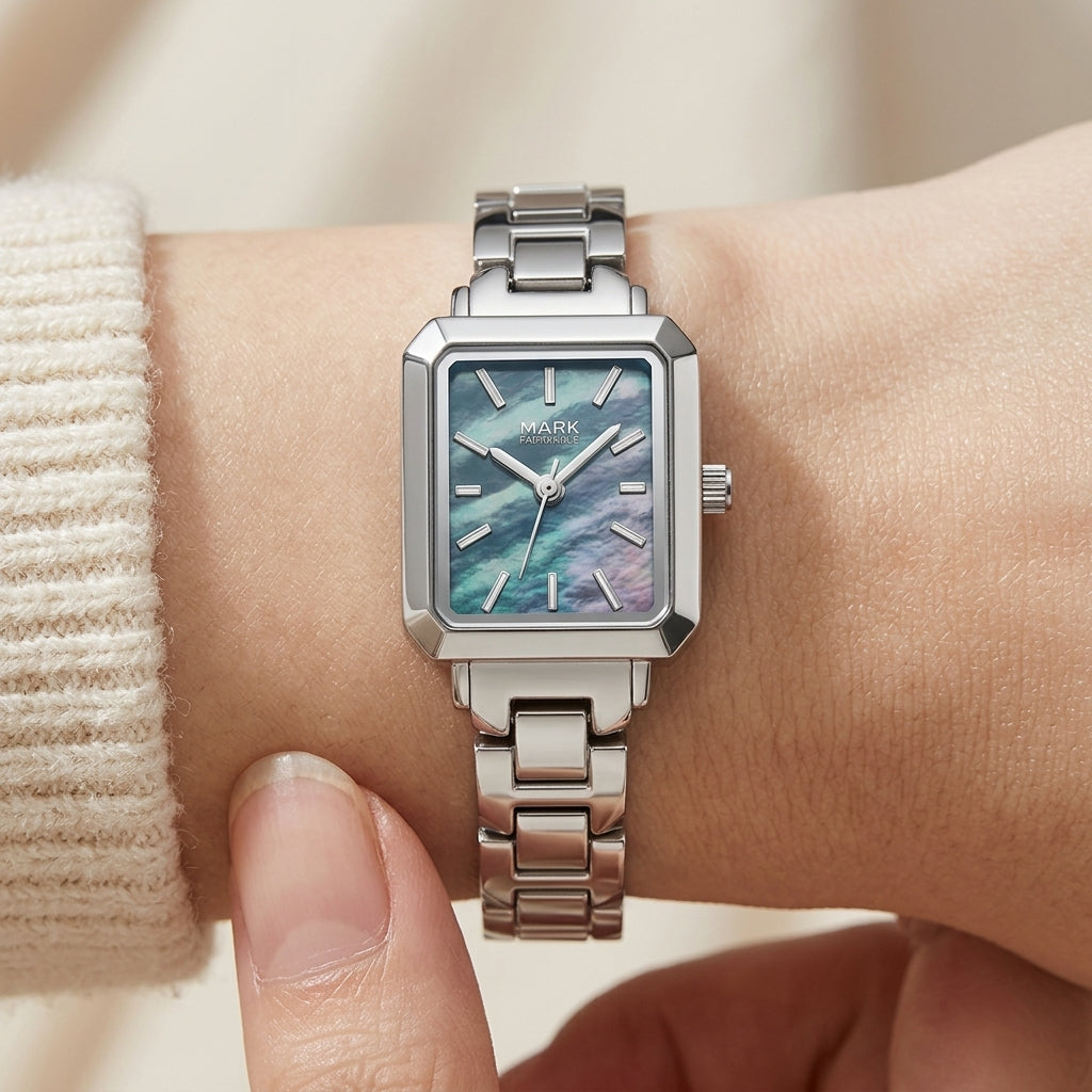 Mark Fairwhale FW-3970 Lu - luxury wristshot, photorealistic, detailed