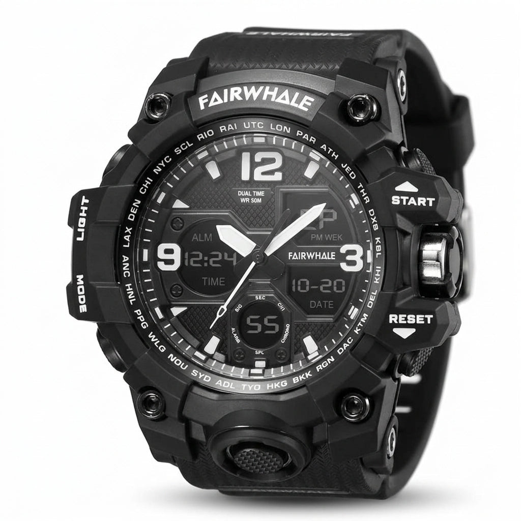 Mark Fairwhale FW-4230 Ur - Luxury watch side detail, white background