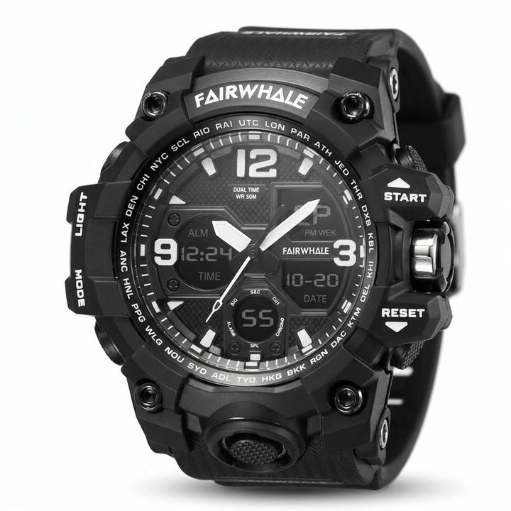 Mark Fairwhale FW-4230 Ur - Luxury watch side detail, white background