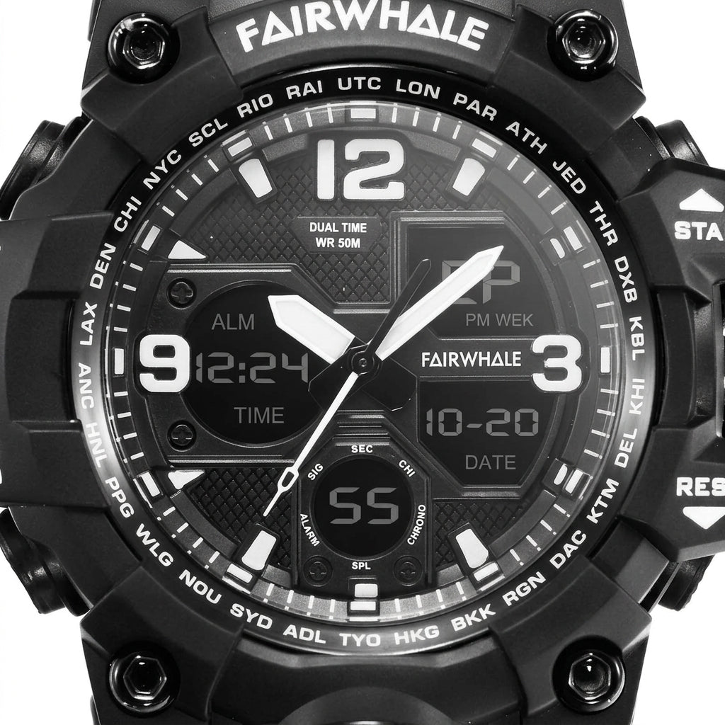 Mark Fairwhale FW-4230 Ur - Watch dial texture, luxury, white background