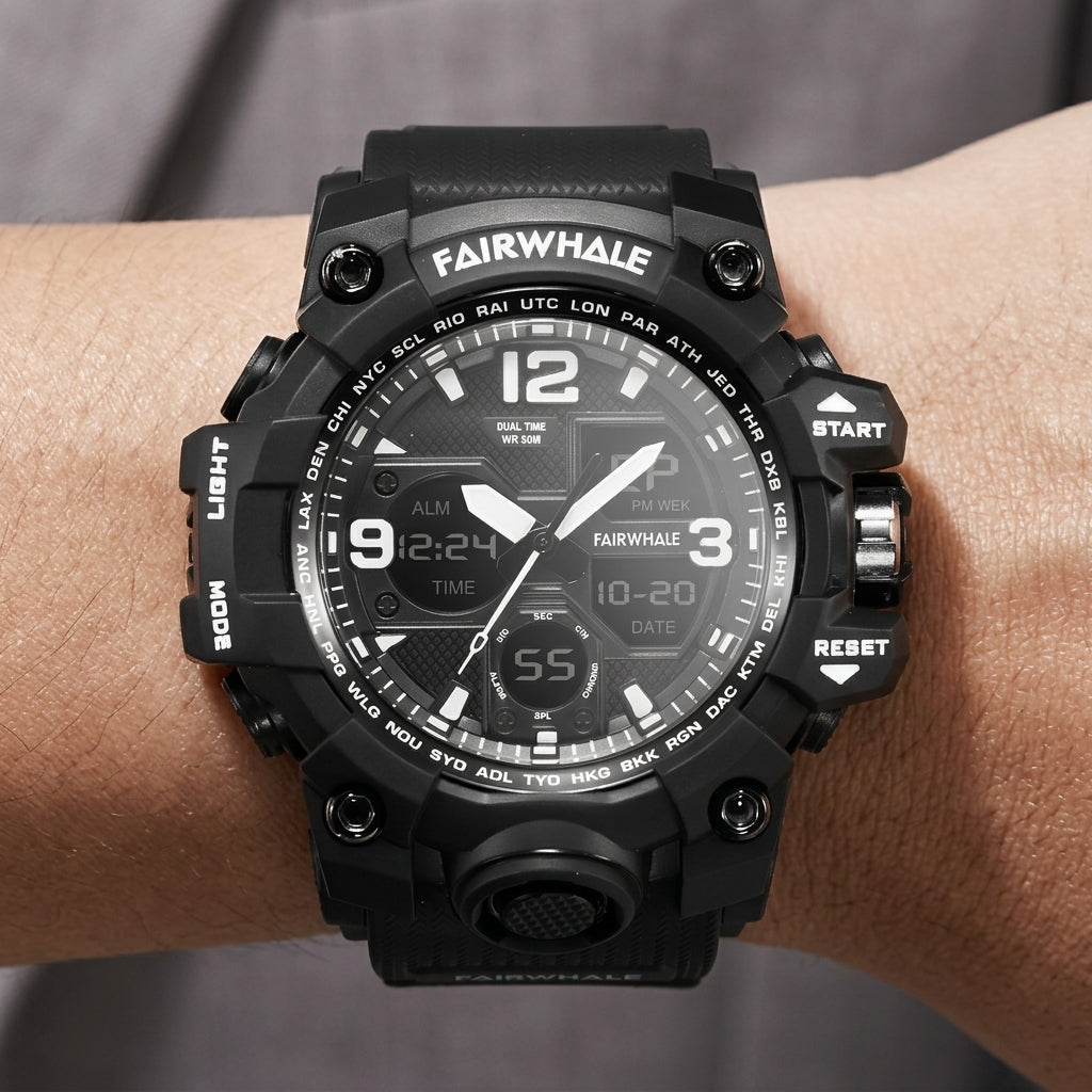 Mark Fairwhale FW-4230 Ur - wrist shot luxury watch close-up