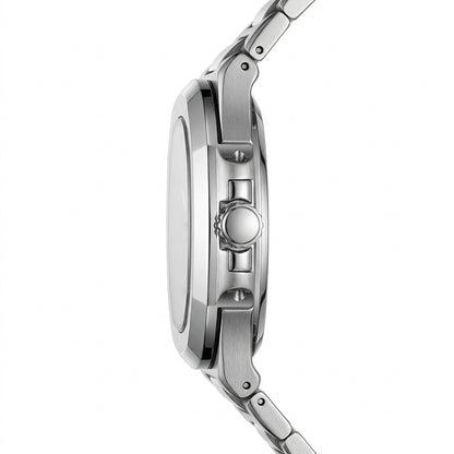 Mark Fairwhale FW-5019 Me - luxury watch side profile, stainless steel, white background