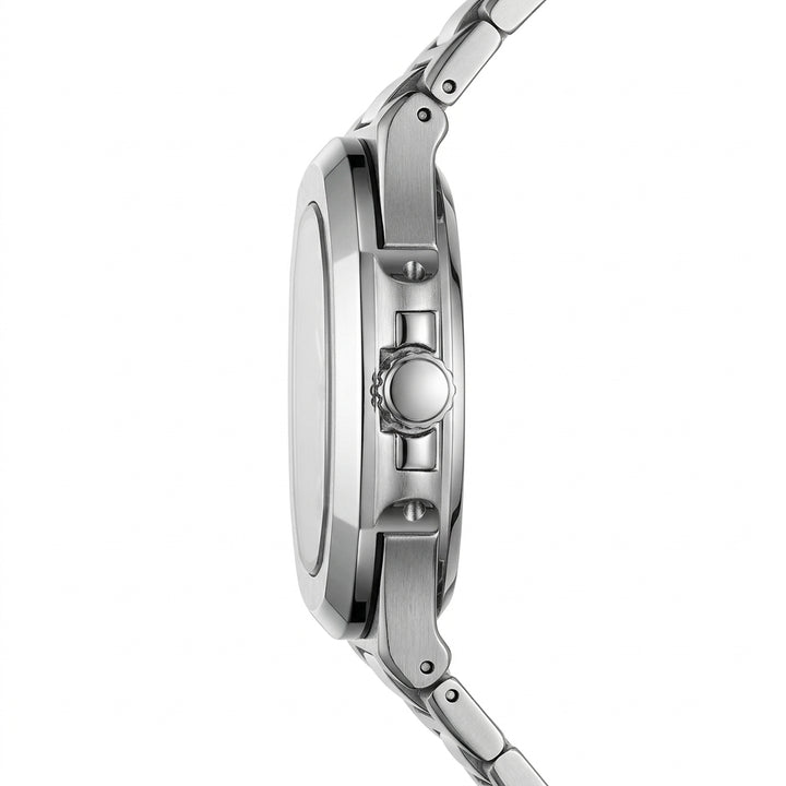 Mark Fairwhale FW-5019 Me - luxury watch side profile, stainless steel, white background