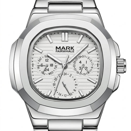 Mark Fairwhale FW-5019 Me - Watch Dial, White Background, Luxury