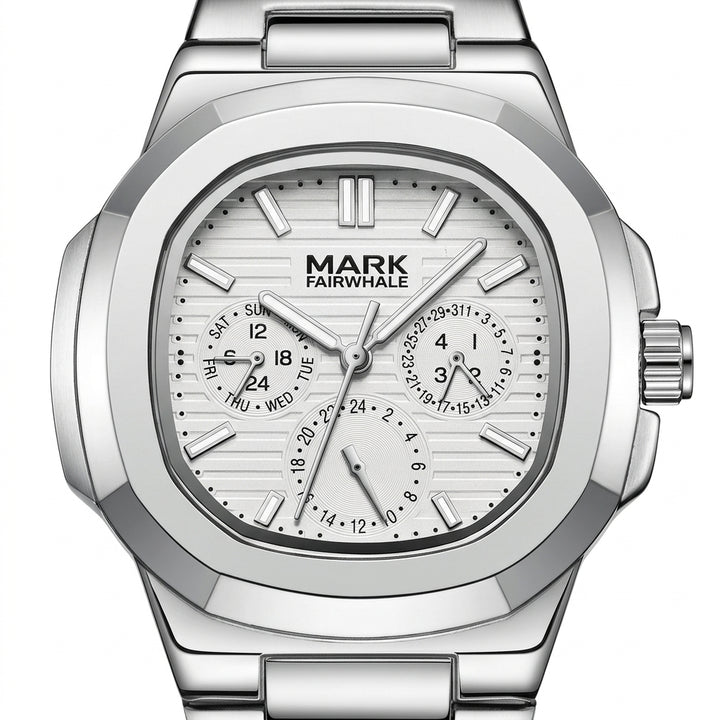 Mark Fairwhale FW-5019 Me - Watch Dial, White Background, Luxury