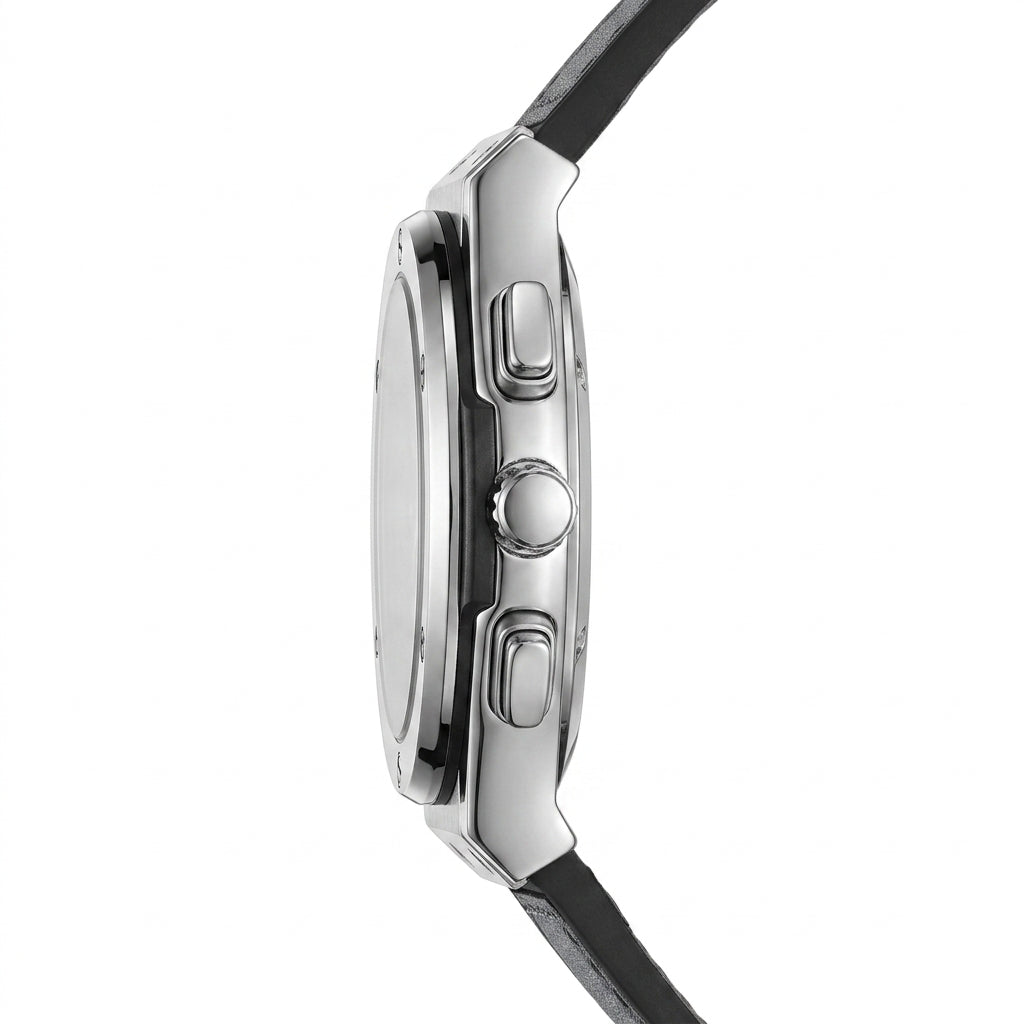 MARK FAIRWHALE FW-5023 Me - luxury watch side profile, metal case, white background